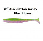 KEITECH Easy Shiner 3.5" #EA16 Cotton Candy Blue Flakes (7 шт.) силиконовые приманки