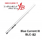 YAMAGA BLANKS Blue Current III BLC-82 2.49m, 2-20g, PE #0.3-#0.8, Fuji SiC Stainless Farme K guides, Fuji VSS16 reel seat, carbon 90.5%, weight 83g spinning rod