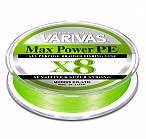 VARIVAS Max Power PE X8, lime green, 150M, #1 (0.168mm),max 20.2lb плетёный шнур