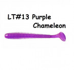 KEITECH Swing Impact 4.5" #LT13 Purple Chameleon (6 gab.) silikona mānekļi