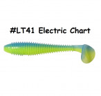 KEITECH Swing Impact Fat 3.3" #LT41 Electric Chart (7 шт.) силиконовые приманки