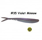 MAILE BAITS LUNKER DROP-SHOT SAWTAIL 5.5" 35-Violet Minnow (1 pc) softbaits