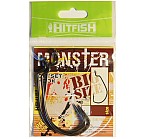 HITFISH Monster Offset Hook #11/0, Ø2.60mm, (2 pcs) offset hooks