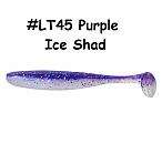KEITECH Easy Shiner 4" #LT45 Purple Ice Shad (7 gab.) silikona mānekļi