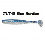 KEITECH Easy Shiner 4" #LT48 Blue Sardine (7 gab.) silikona mānekļi