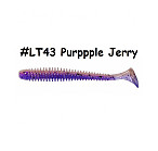 KEITECH Swing Impact 2.5" #LT43 Purple Jerry (10 gab.) silikona mānekļi