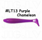KEITECH Swing Impact Fat 3.8" #LT13 Purple Chameleon (6 pcs) softbaits