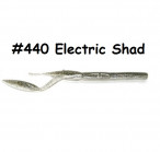 KEITECH Neko Camaron 5.5" #440-Electric Shad (7 gab.) silikona mānekļi