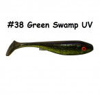 MAILE BAITS CROCODILE L 23cm, 80g, #38 Green Swamp UV (1 pc) silikona mānekļi