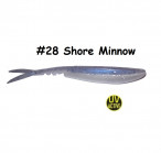 MAILE BAITS LUNKER DROP-SHOT SAWTAIL 5.5" 28-Shore Minnow (1 pc) силиконовые приманки