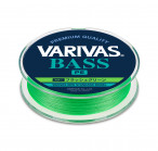 VARIVAS Bass PE X4 FLASH GREEN,150M, #0.6 (0.128mm), 10Lb плетёный шнур