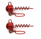 CHEBURASHKA FANATIK SHTOPOR 2-LOOPS RED 20g, bait holder+snap (2pcs)