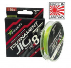 INTECH Tournament Jig Style PE X8 Fluo Green 150M, #1.5 (0.205 mm), 19.8Lb (9kg) pītā aukla