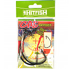 HITFISH CPS Offset Hook #8/0, Ø2mm, (2 pcs) offset hooks