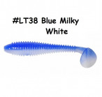 KEITECH Swing Impact Fat 4.8" #LT38 Blue Milky White (5 gab.) silikona mānekļi