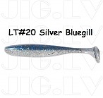 KEITECH Easy Shiner 4" LT#20 Silver Bluegill (7 gab.) silikona mānekļi