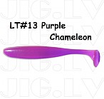 KEITECH Easy Shiner 4.5" #LT13 Purple Chameleon (6 gab.) silikona mānekļi