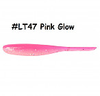KEITECH Shad Impact 5" #LT47 Pink Glow (6 pcs) softbaits
