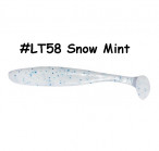KEITECH Easy Shiner 4" #LT58 Snow Mint (7 pcs) silikona mānekļi