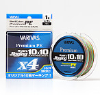 VARIVAS Avani Jigging 10x10 Premium PE X4, 200M, #1 (0.165mm), max 18Lb плетёный шнур