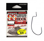 DECOY Worm19 S.S. Hook #8 (10 pcs) offset hooks