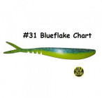 MAILE BAITS LUNKER DROP-SHOT SAWTAIL 4.4" 31-Blueflake Chart (1 pc) силиконовые приманки