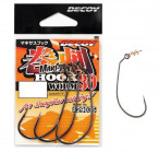 DECOY Worm30 Makisasu Hook #2/0 (4 шт.) oфсетные крючки