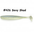 KEITECH Easy Shiner 4.5" #426 Sexy Shad (6 gab.) silikona mānekļi