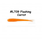 KEITECH Live Impact 2.5" #LT09 Flashing Carrot (12 pcs) softbaits