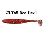 KEITECH Easy Shiner 5" #LT65 Red Devil (5 pcs) softbaits