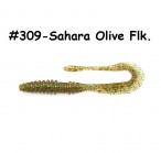 KEITECH Mad Wag Mini 3.5" #309 Sahara Olive Flk. (10 gab.) silikona mānekļi