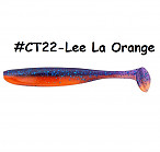 KEITECH Easy Shiner 3.5" #CT22 Lee La Orange (7 pcs) softbaits