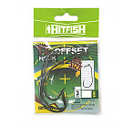 HITFISH TL Offset Hook #5/0, Ø1.60mm, (3 pcs) ofsetāķi