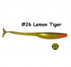 MAILE BAITS/JIG.LV SKIPPY DROP-SHOT 6" 26-Lemon Tiger (1 gab.) silikona mānekļi