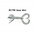 KEITECH Little Spider 2" #LT58 Snow Mint (8 pcs) softbaits