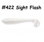 KEITECH Swing Impact Fat 4.3" #422 Sight Flash  (6 pcs) softbaits