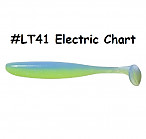 KEITECH Easy Shiner 6.5" #LT41 Electric Chart (3 pcs) softbaits