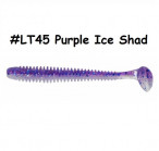KEITECH Swing Impact 4" #LT45 Purple Ice Shad (8 gab.) silikona mānekļi