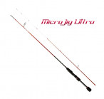 AKARA Micro Jig Ultra TX-30 2.10m 0.5-6g, Japan Toray TX-30 graphite blank, extra fast, SEAGUIDE rings, split EVA handle, solid tip, weight 105g, spinning rod