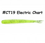 KEITECH Live Impact 4" CT19 Electric Chartreuse (10 gab.) silikona mānekļi
