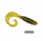 Bait Breath CurlyGrub 3.5" #Ur868 (10 gab.) silikona mānekļi