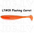KEITECH Easy Shiner 4" LT#09 Flashing Carrot (7 gab.) silikona mānekļi
