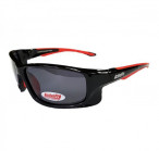ACTIVE PRO Sporting PS-2101 black+red/lens grey polarizējošas saules brille