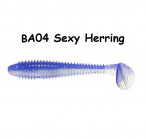 KEITECH Swing Impact Fat 5.8" #BA04 Sexy Herring (4 шт.) силиконовые приманки