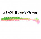 KEITECH Swing Impact 4" #BA01 Electric Chiken (8 gab.) silikona mānekļi