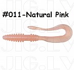 KEITECH Mad Wag Mini 3.5" #011 Natural Pink (10 gab.) silikona mānekļi