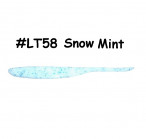 KEITECH Shad Impact 5" #LT58 Snow Mint (6 pcs) softbaits