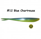 MAILE BAITS LUNKER DROP-SHOT 7" 12-Blue Chartreuse (1 pc) softbaits