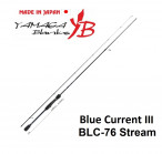 YAMAGA BLANKS Blue Current III BLC-76 Stream 2.29m, 1.6-12g, PE #0.3-#0.8, Fuji SiC Stainless Farme K guides, Fuji VSS16 reel seat, carbon 96.4%, weight 81g spinings