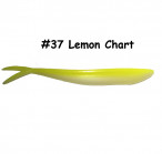 MAILE BAITS LUNKER DROP-SHOT 7" #37-Lemon Chart (1 pc) softbaits